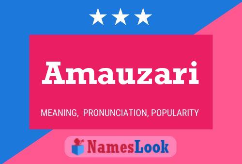 ملصق اسم Amauzari