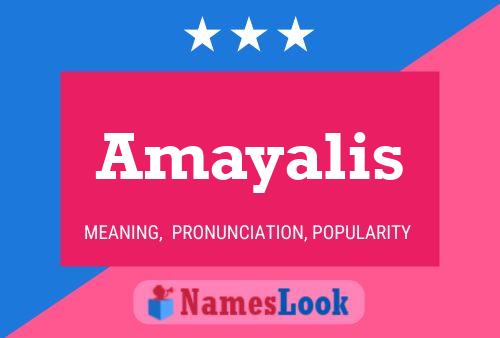 ملصق اسم Amayalis