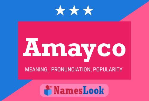 ملصق اسم Amayco