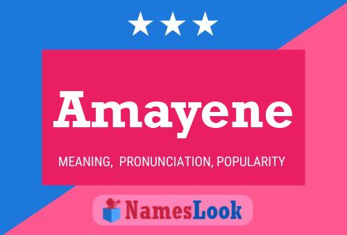 ملصق اسم Amayene