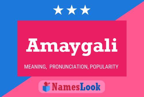 ملصق اسم Amaygali