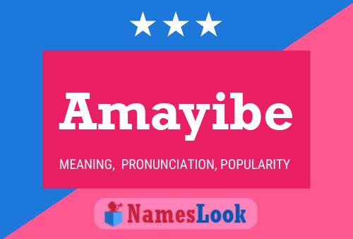 ملصق اسم Amayibe