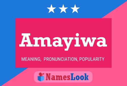 ملصق اسم Amayiwa