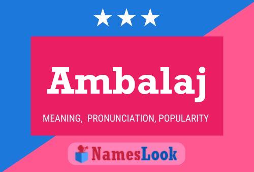 ملصق اسم Ambalaj