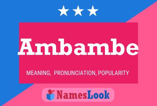 ملصق اسم Ambambe