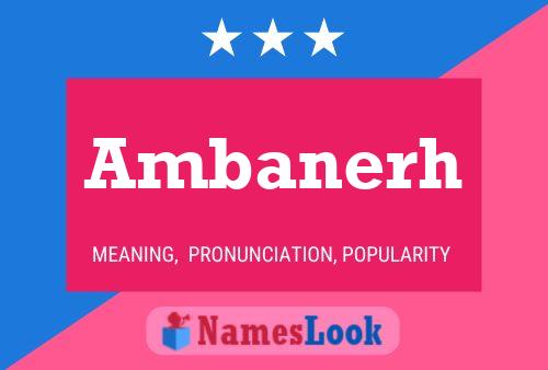 ملصق اسم Ambanerh