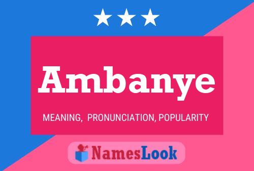 ملصق اسم Ambanye