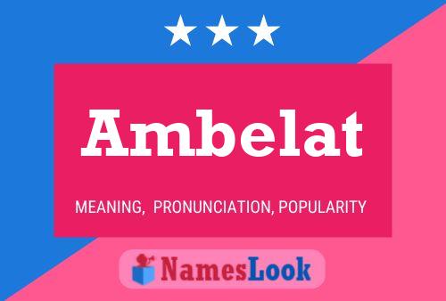 ملصق اسم Ambelat