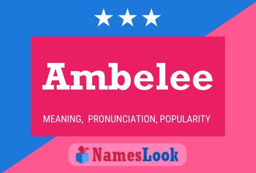 ملصق اسم Ambelee