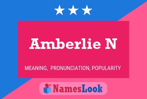 ملصق اسم Amberlie N