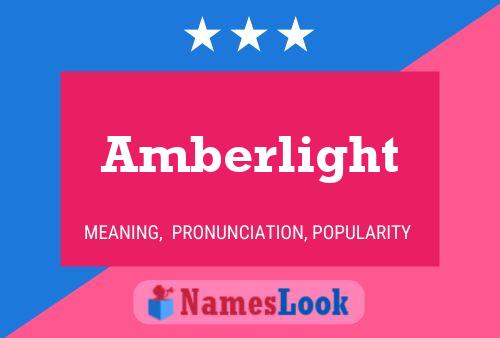 ملصق اسم Amberlight