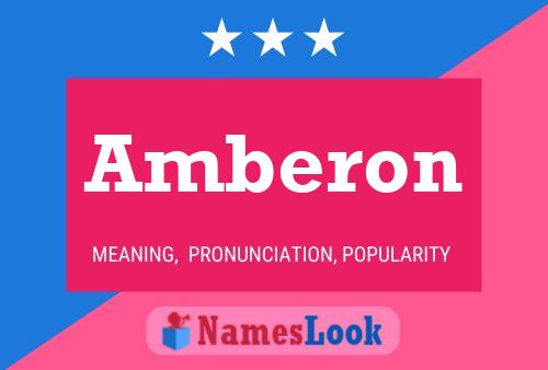 ملصق اسم Amberon