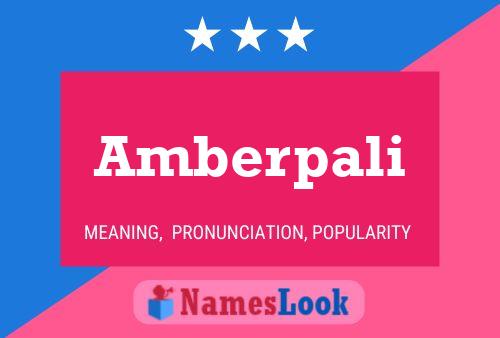 ملصق اسم Amberpali