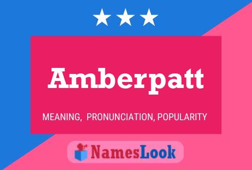 ملصق اسم Amberpatt