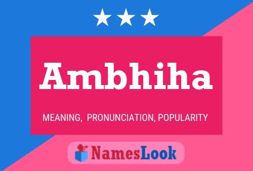 ملصق اسم Ambhiha