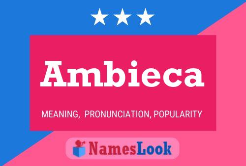 ملصق اسم Ambieca