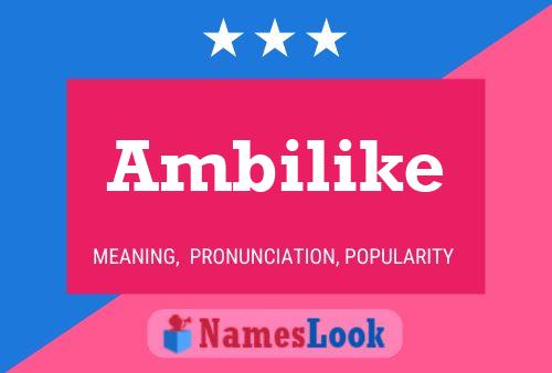 ملصق اسم Ambilike