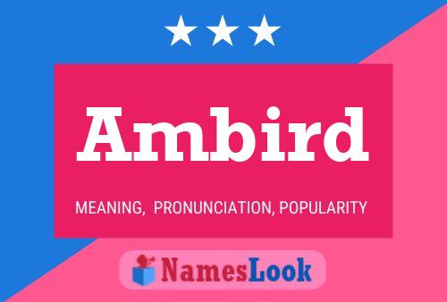 ملصق اسم Ambird