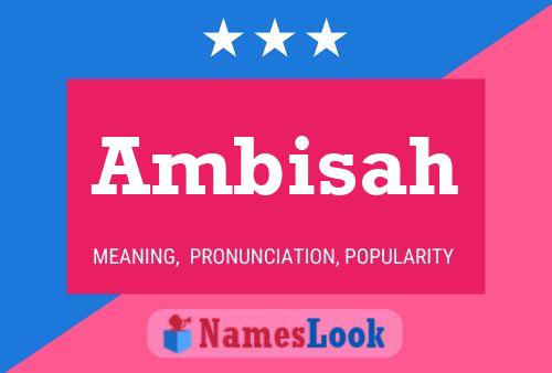 ملصق اسم Ambisah