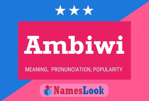 ملصق اسم Ambiwi