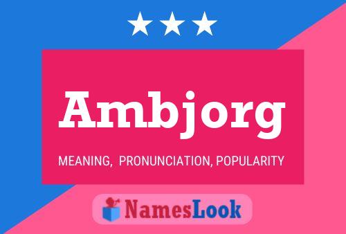 ملصق اسم Ambjorg