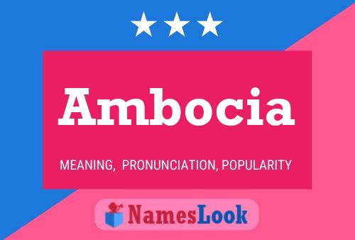 ملصق اسم Ambocia