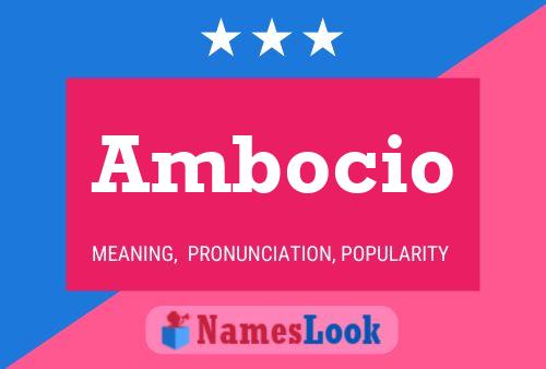 ملصق اسم Ambocio