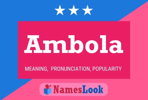 ملصق اسم Ambola