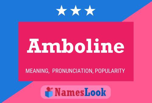 ملصق اسم Amboline