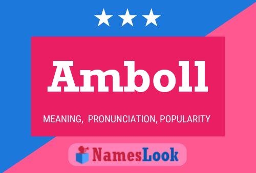 ملصق اسم Amboll