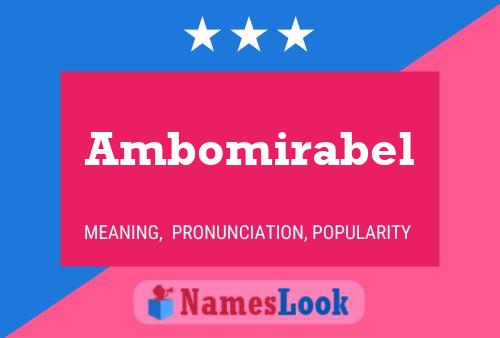 ملصق اسم Ambomirabel