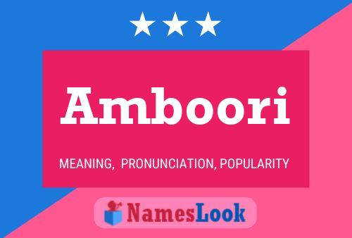 ملصق اسم Amboori