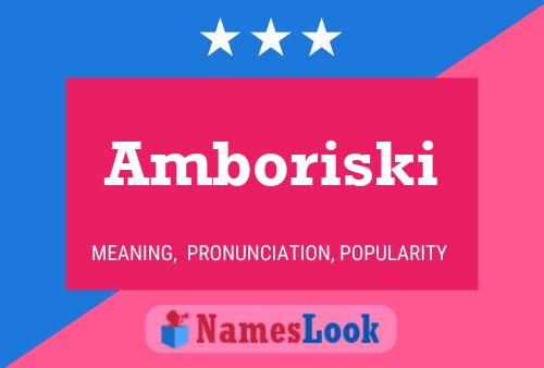 ملصق اسم Amboriski