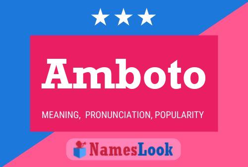 ملصق اسم Amboto