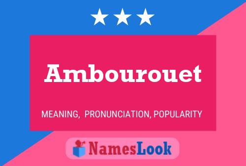 ملصق اسم Ambourouet