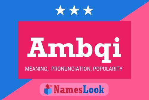 ملصق اسم Ambqi