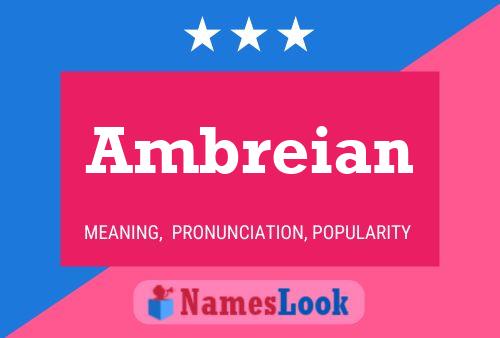 ملصق اسم Ambreian