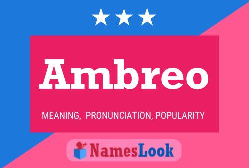 ملصق اسم Ambreo