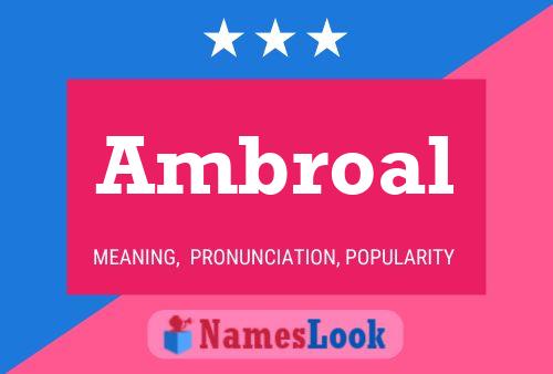 ملصق اسم Ambroal