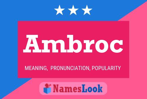 ملصق اسم Ambroc