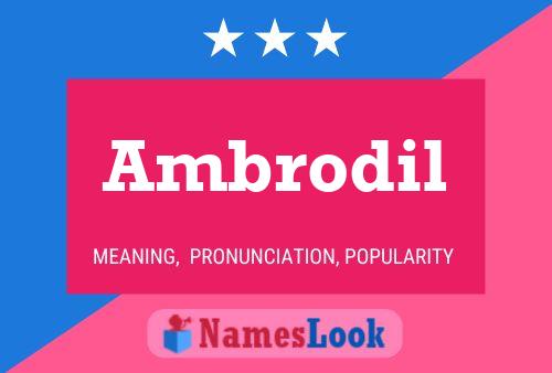 ملصق اسم Ambrodil