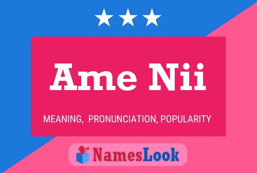 ملصق اسم Ame Nii