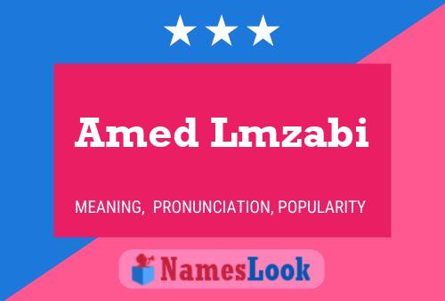 ملصق اسم Amed Lmzabi