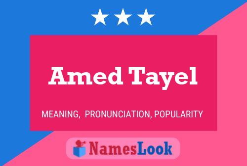 ملصق اسم Amed Tayel