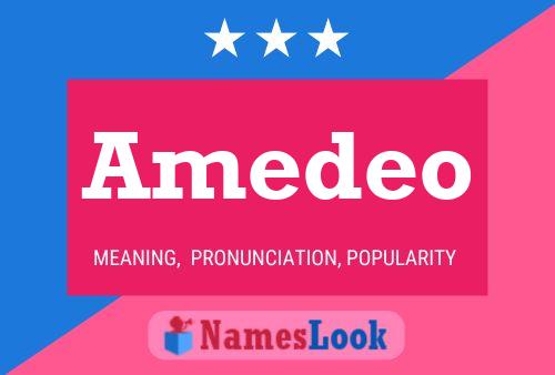 ملصق اسم Amedeo