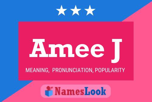 ملصق اسم Amee J