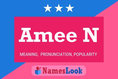 ملصق اسم Amee N