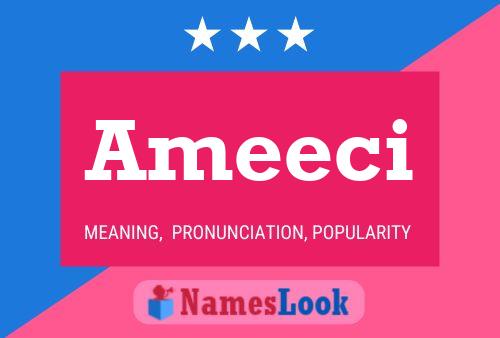 ملصق اسم Ameeci