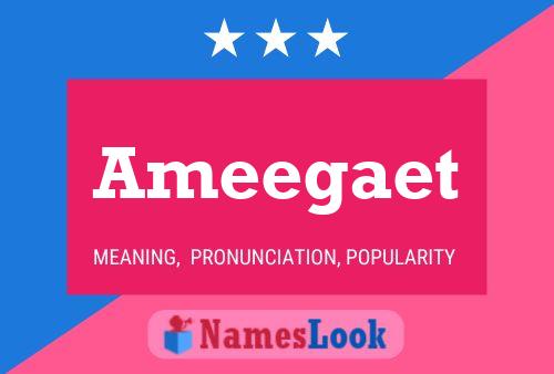 ملصق اسم Ameegaet