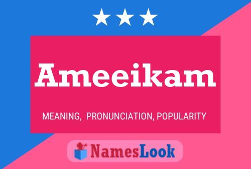 ملصق اسم Ameeikam